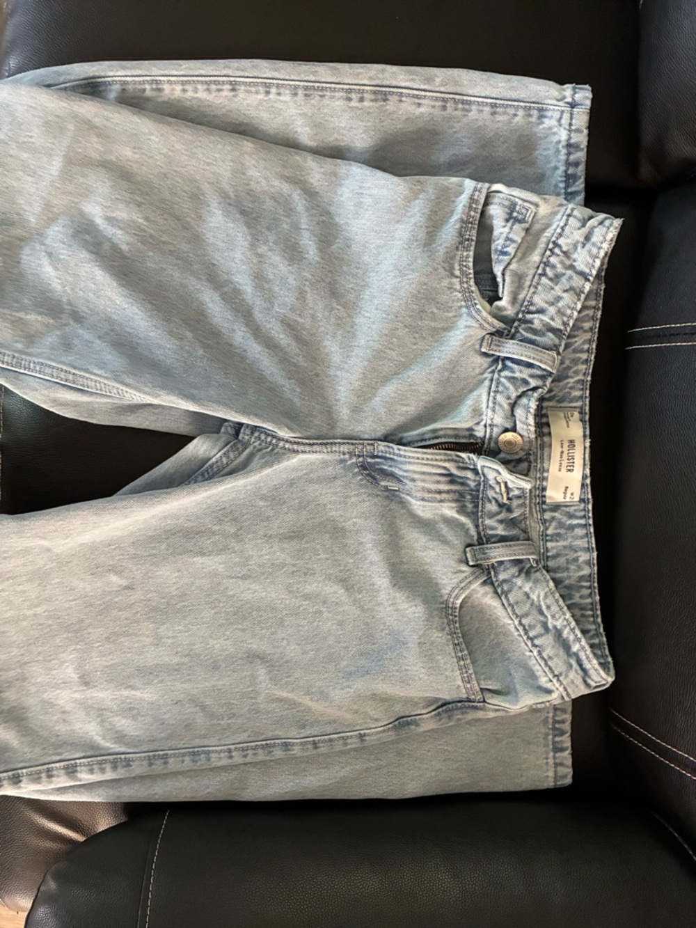 Hollister Light Blue Low-Rise Loose Jeans